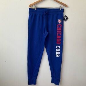 Campus Lifestyle Ladies Pants Medium Blue Athletic Chicago Cubs